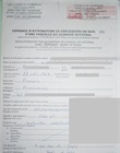 Demande d'obtention d'une concession - timbrée